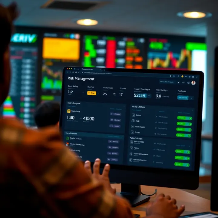 Risk Management and Account Configuration in SmartTrader Interface displaying risk management tools and account settings for Nigerian traders on SmartTrader