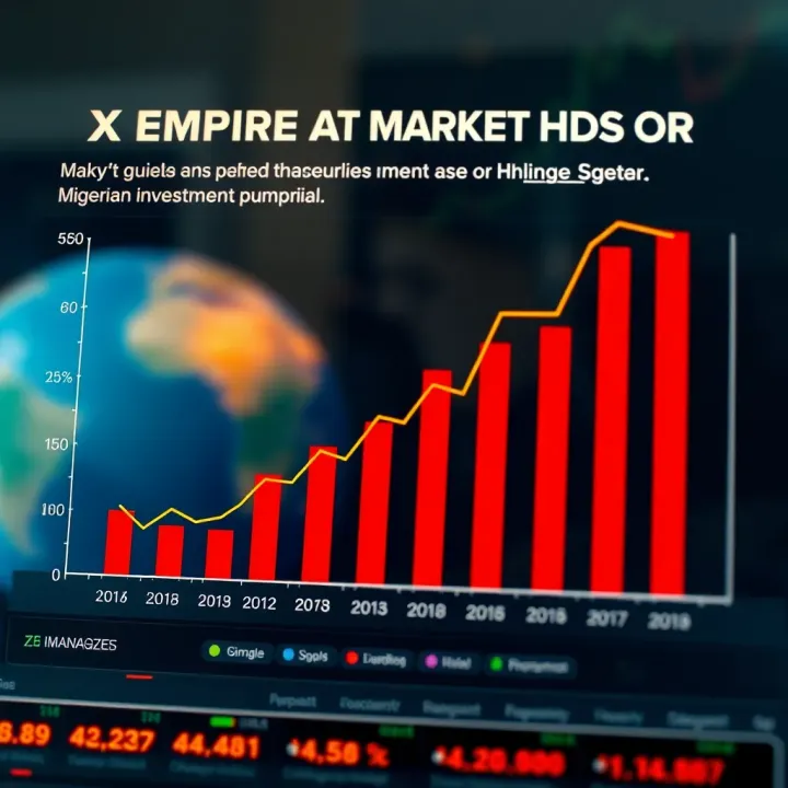 Graph showing growth trends and market opportunities of X Empire in the Nigerian investment sector