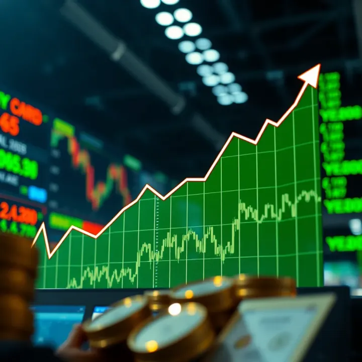 Rise of Kojo Forex's Wealth in the Currency Market Graph showing upward trend in foreign exchange market wealth