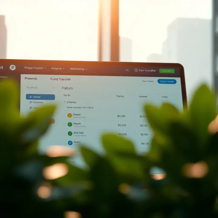 Overview of Prestmit Fund Transfer Features User interface showing fund transfer options on Prestmit platform