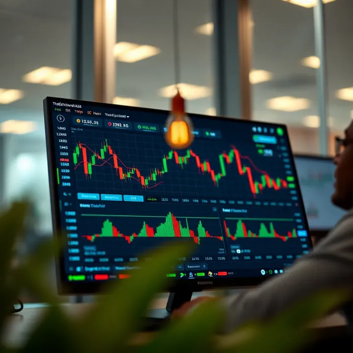 Real-Time Financial Data and Interactive Tools on TradingView for Nigerian Traders Dashboard displaying real-time financial data and interactive chart tools tailored for Nigerian traders