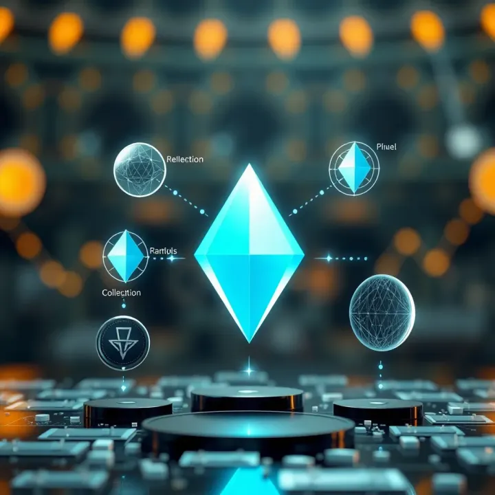 Stellar Lumens Blockchain Technology and Security Diagram illustrating Stellar Lumens blockchain technology and its role in secure cryptocurrency transactions