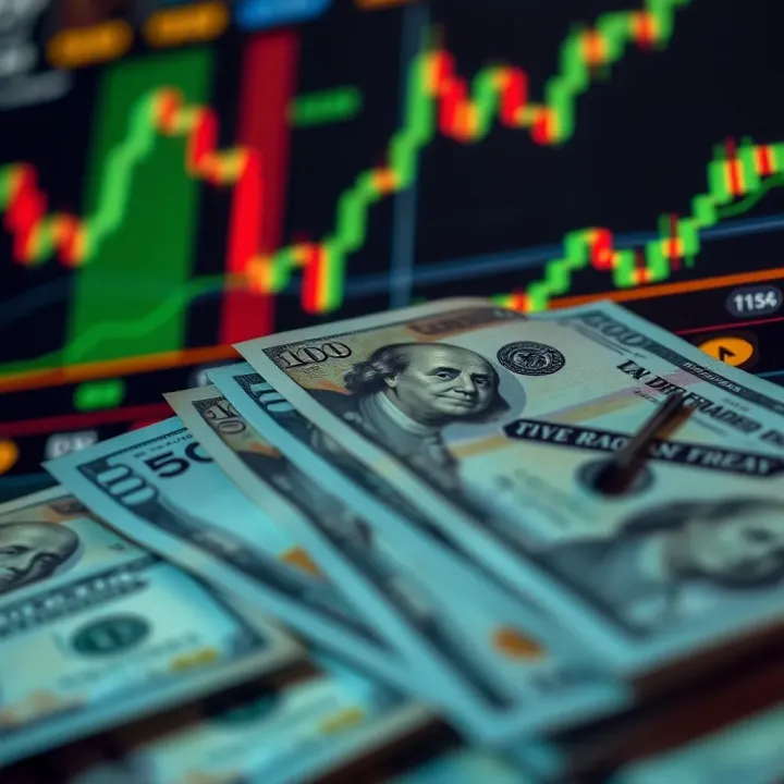 Effective Forex Trading Strategies Among Nigeria's Wealthiest Traders Visual representation of financial charts and currency notes indicating successful forex trading strategies in Nigeria