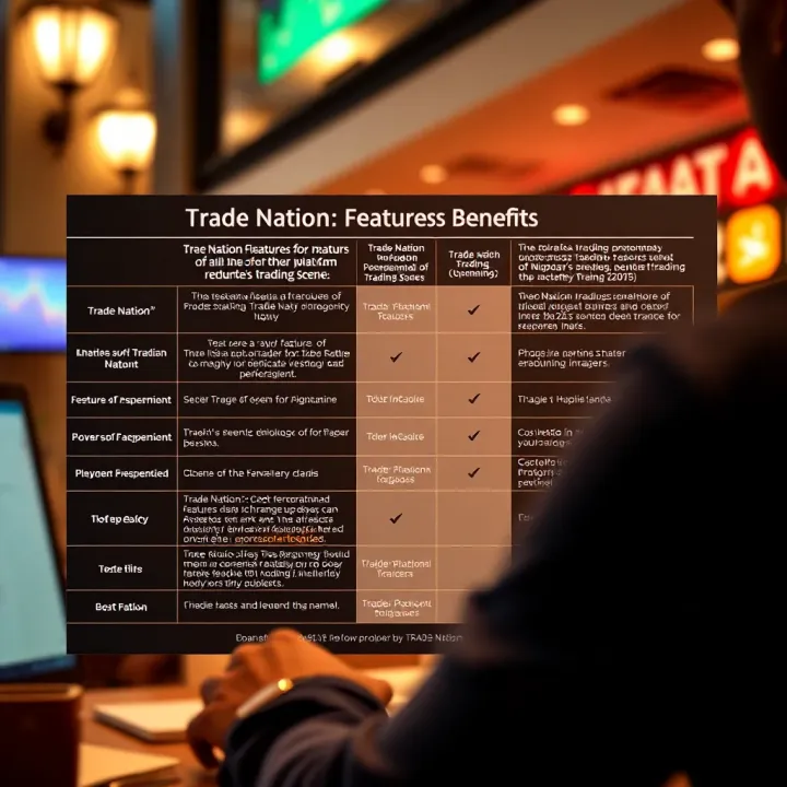 Comparison of Trade Nation Features and Benefits for Nigerian Traders Comparison chart highlighting features and benefits of Trade Nation versus other trading platforms relevant to Nigeria