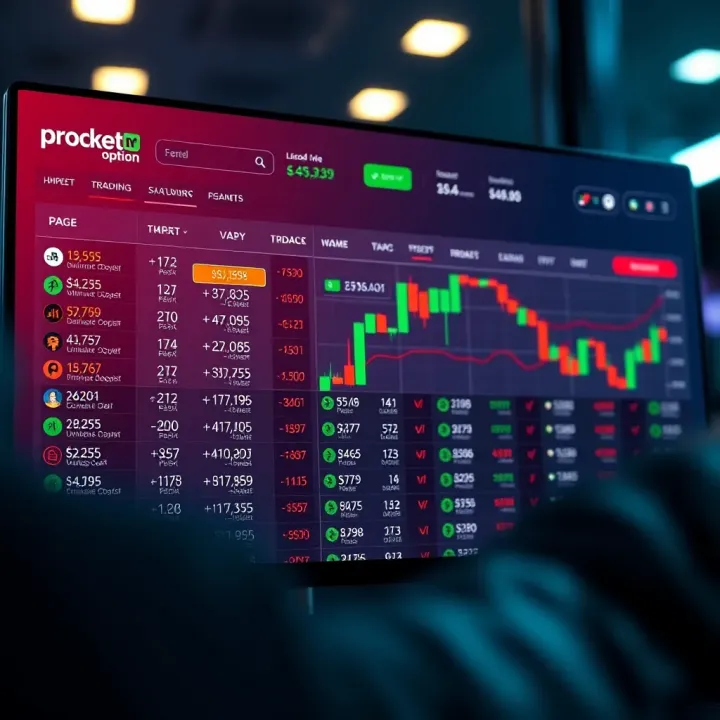 Illustration of online trading dashboard highlighting minimum deposit amounts and trading opportunities
