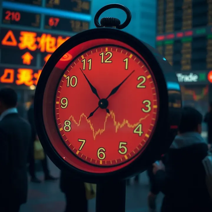 Global forex market clock highlighting the Asian trading session hours