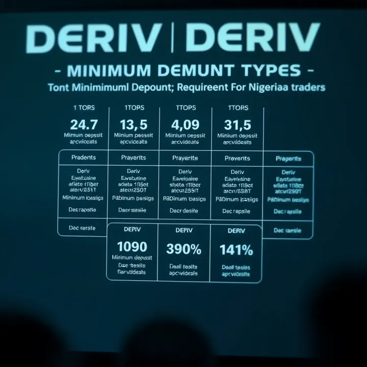 Deriv Minimum Deposit Guide for Nigerian Traders