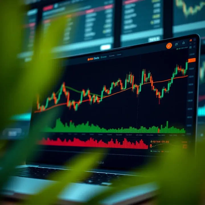 User Interface of an Online Forex Trading Platform for Nigerian Investors Screenshot of a user-friendly online forex trading platform dashboard showing market data and trading options