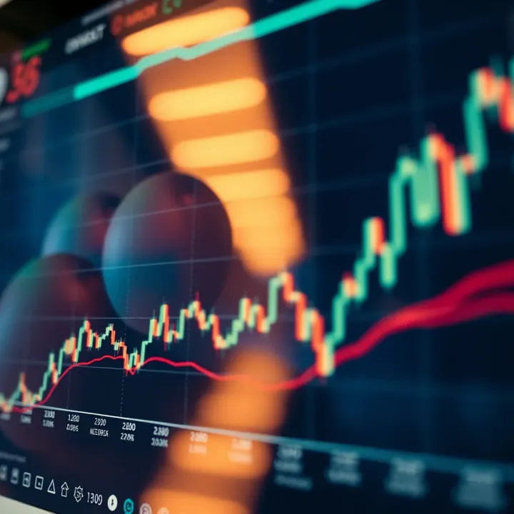 Graph showing the movement of stock market indices with Nigerian exchange symbols