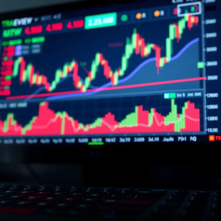 TradingView Charting Features Enhancing Market Analysis TradingView interactive chart with indicators and trend lines