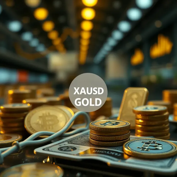 Key Factors Affecting Gold Price Movements Illustration of factors influencing gold price including currency strength, inflation, and geopolitical events