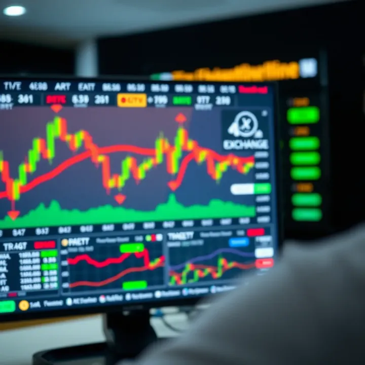 XT Exchange Trading Platform Overview User interface of XT Exchange showing cryptocurrency trading charts and market data