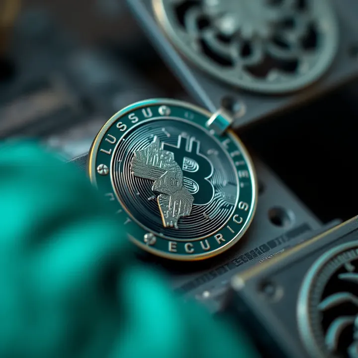 Visual representation showing security measures and legal considerations in USDT mining for Nigerian users