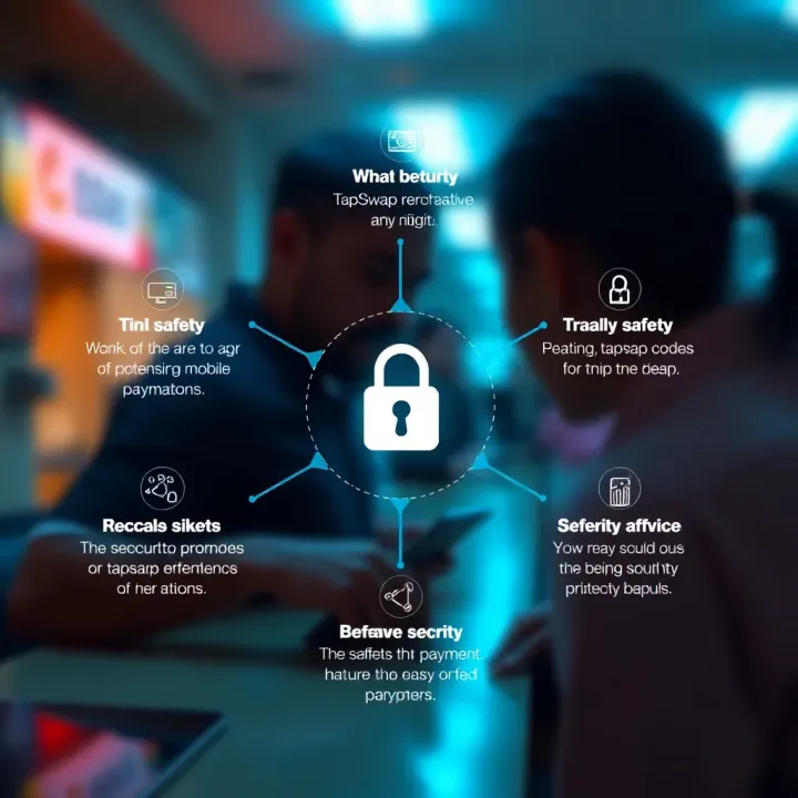 Security Features of TapSwap Codes for Safe Transactions Graphic illustrating the safety and security features of TapSwap codes for mobile payments