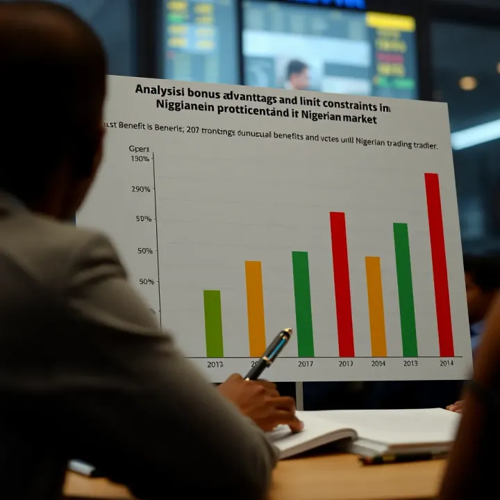 Graph depicting benefits and limitations of the Windsor Brokers bonus within Nigerian trading context