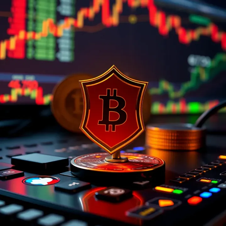 Ensuring Security in Cryptocurrency Trading on XT Exchange Secure digital transaction concept illustrating cryptocurrency exchange with protective shield